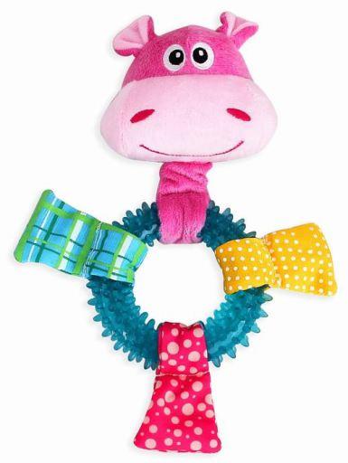 Puppy Ring Hippo 26 cm, Koiranpentulelu