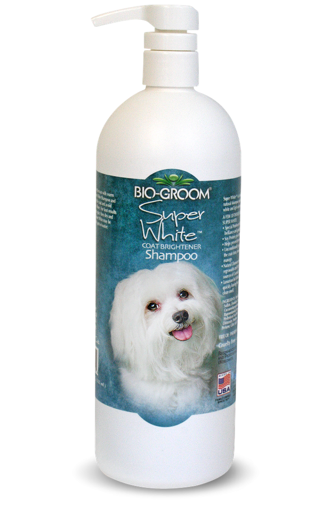 Bio-Groom Super White™ shampoo 32oz/946ml pumppupullo