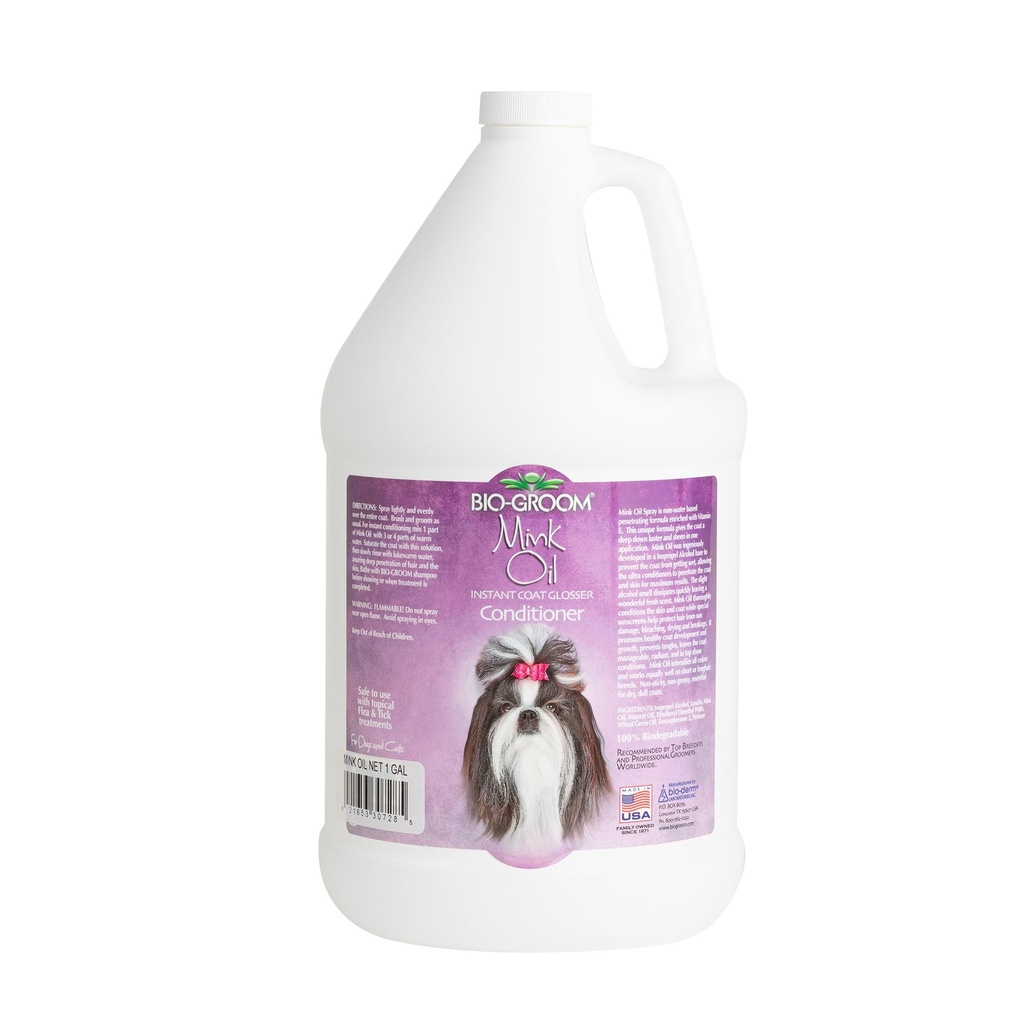Bio-Groom Mink-oil kiiltohoitoaine gallona (3,8l)