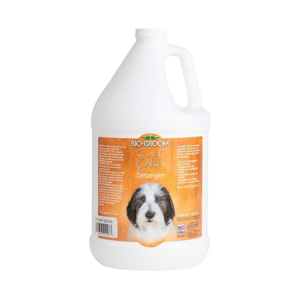 Bio-Groom COAT POLISH GALLONA (3,8 l),turkin viimeistelyyn