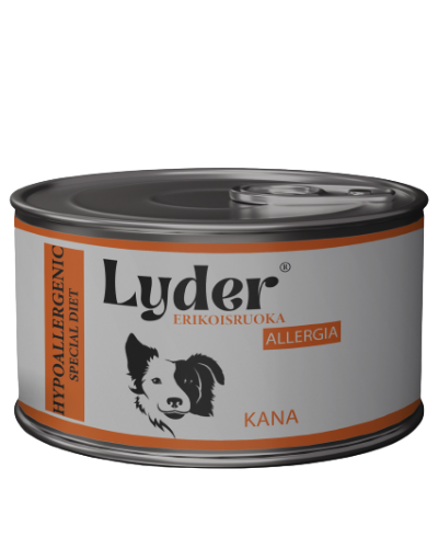 Lyder DOG Allergia koiranruoka 400g me12, poistuu valikoimasta