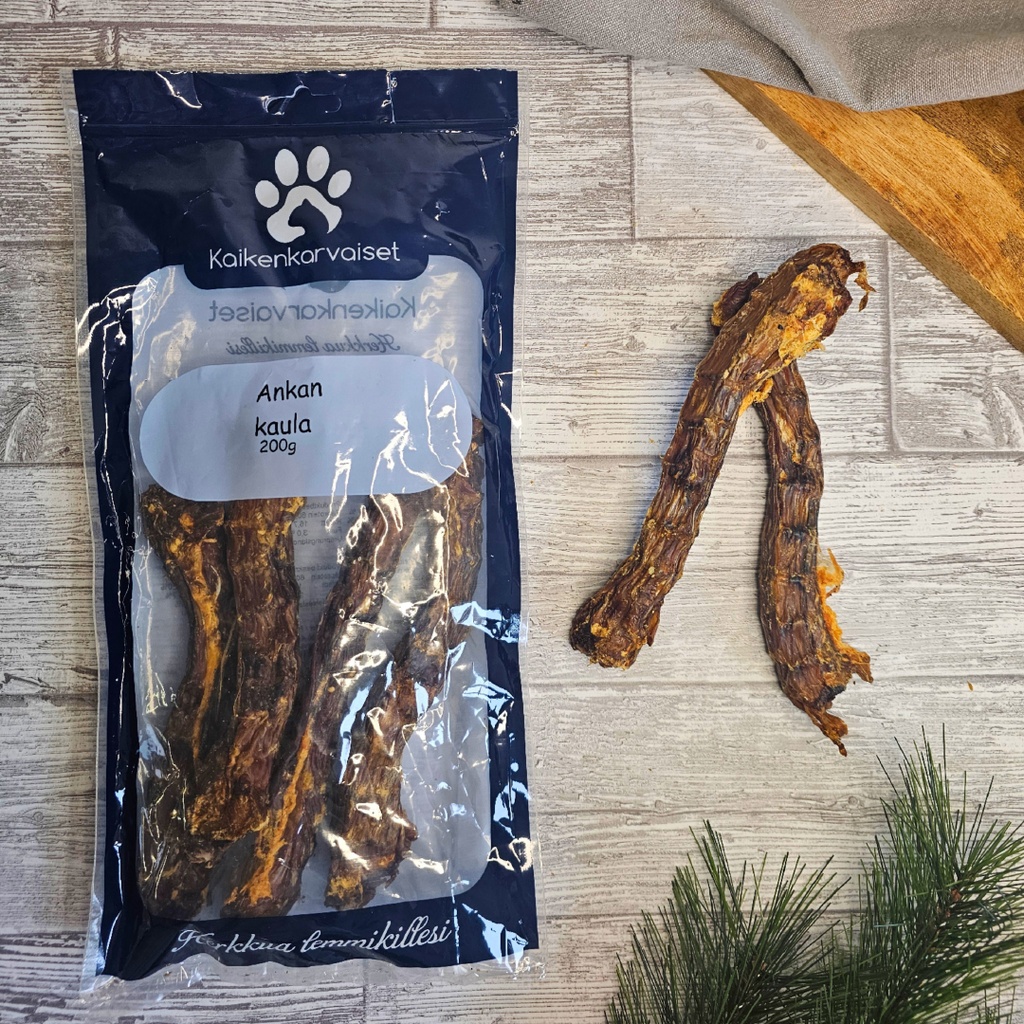 Kaikenkarvaiset Ankan kaula 200g