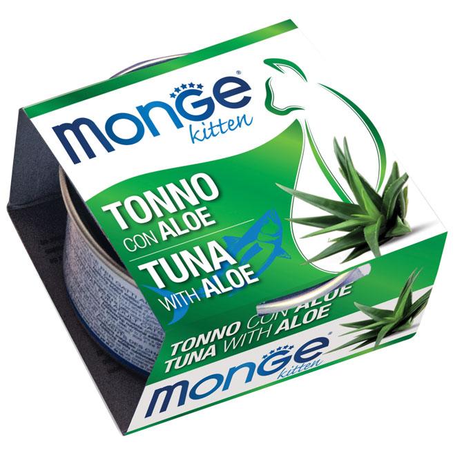Monge Fruits cat tonnik- aloe vera kitten gf 80 g me 24