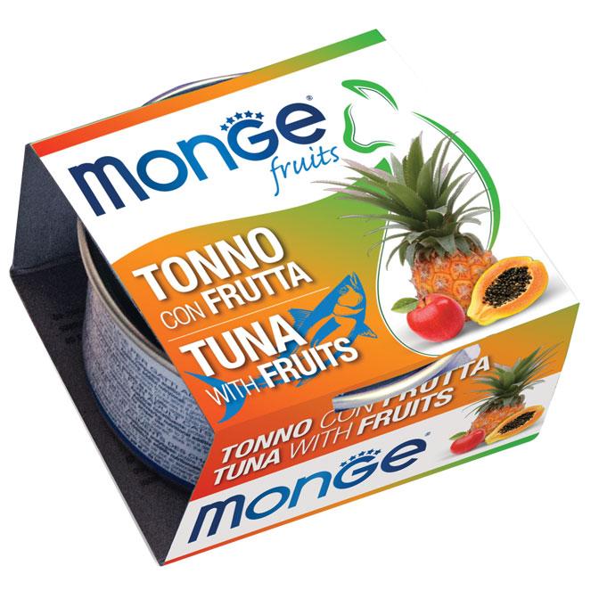 Monge Fruits cat tonnikala - hedelmät gf 80 g me 24
