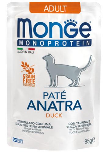Monge Monoprotein cat  ankka 85 g pss me28