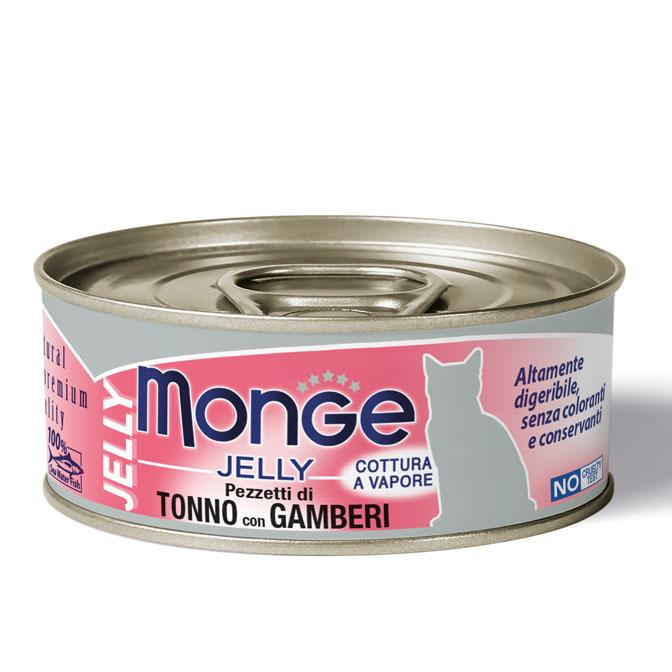 Monge cat adult Jelly tonnikala-katkarapu 80g prk