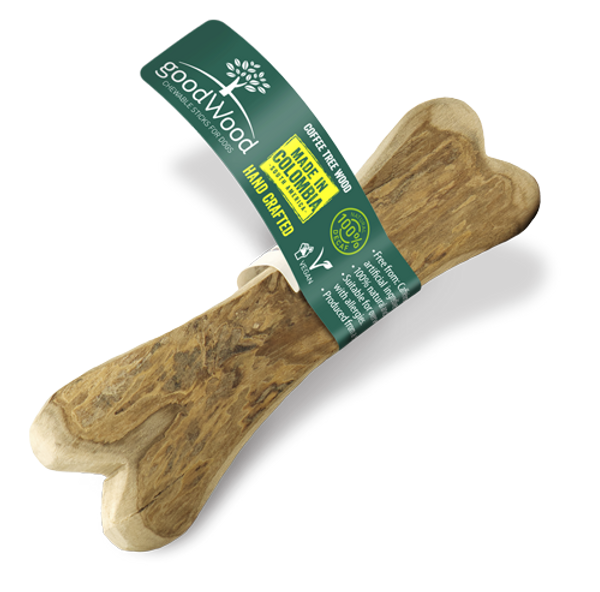 GoodWood Coffeetree Bone-Shaped Chew for Small Dogs