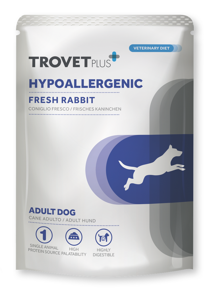 Trovet Plus Pouch Adult Dog Hypoallergenic Jänis 300 gr