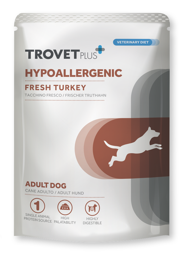 Trovet Plus Hypoallergenic kalkkuna koirille pouch 100 g