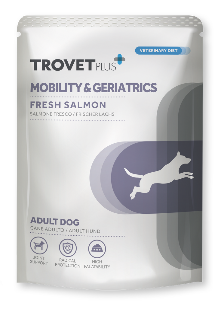 Trovet Plus Mobility & Geriatrics koirille pouch 100 g