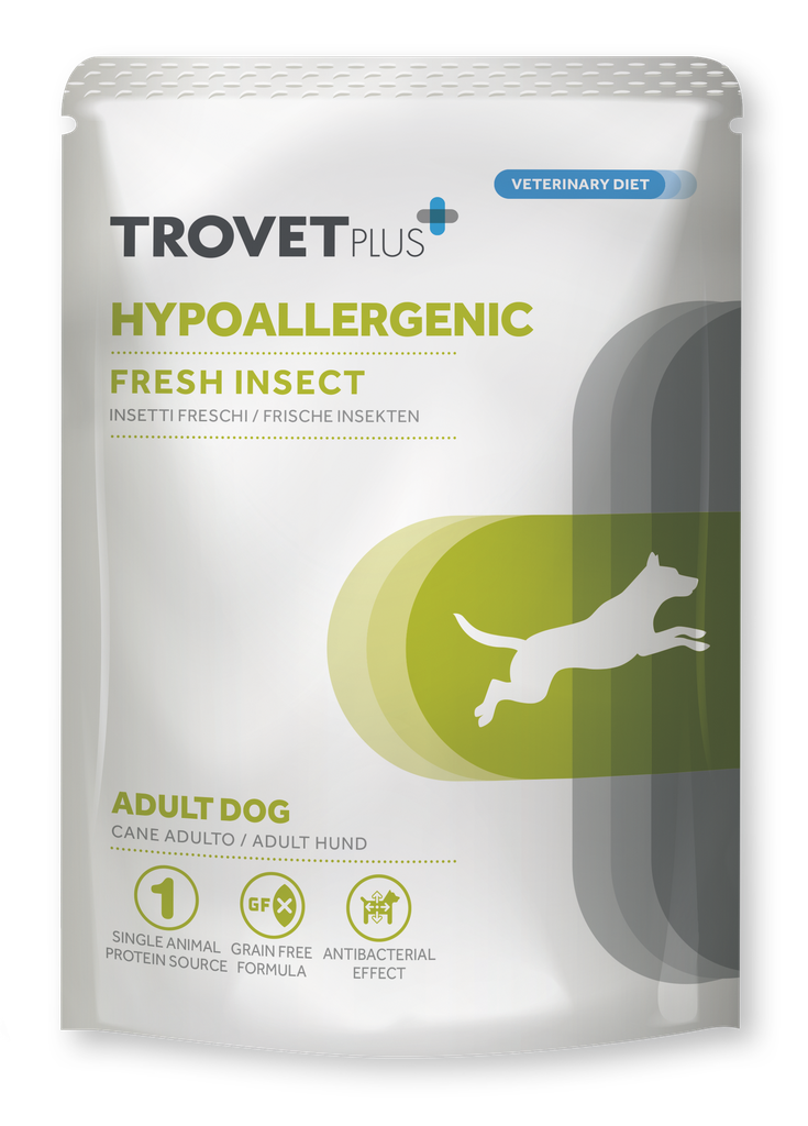 Trovet Plus Hypoallergenic hyönteinen koirille pouch 100 g