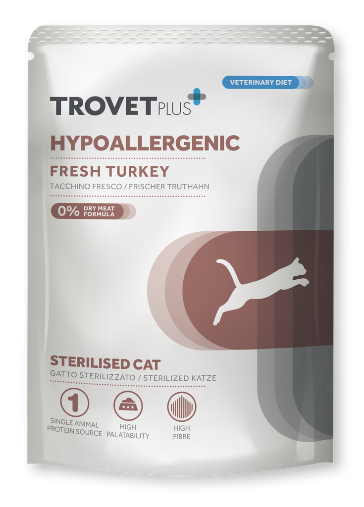 Trovet Plus Adult Cat Hypoallergenic (kalkkuna) Pouch 85 grs