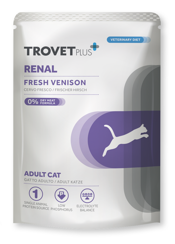 Trovet Plus Pouch Adult Cat renal Peura 85 grs
