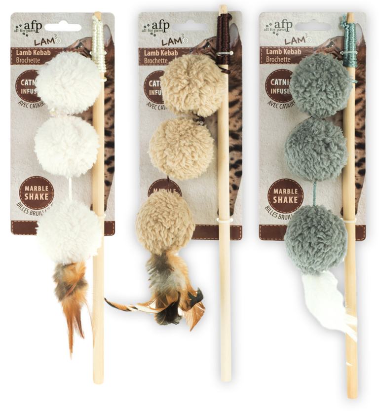 Lampaanvilla Lamb Kebab Wand kissanlelu HAC