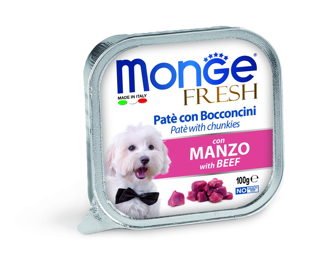 Monge dog adult Fresh nauta 100g vuoka