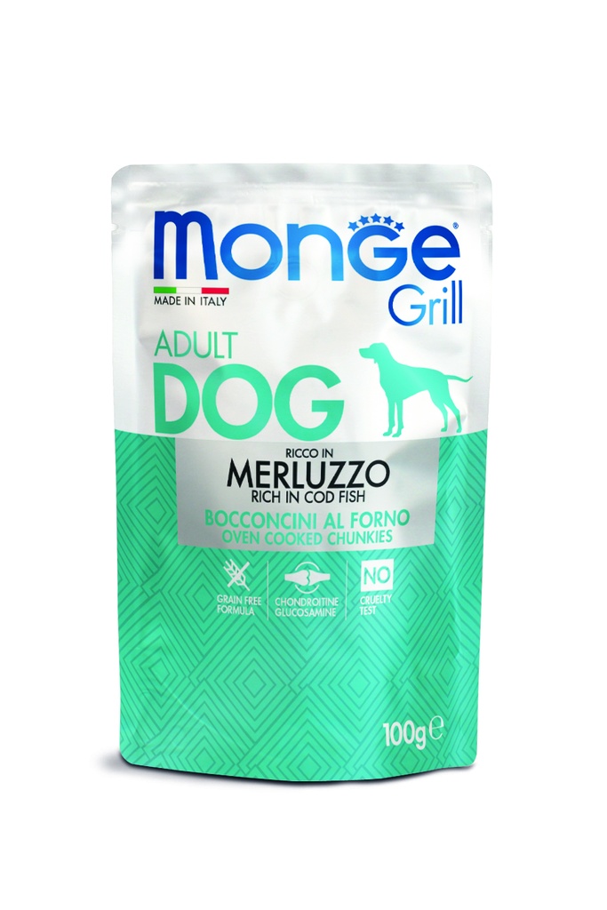 Monge dog adult Grill turska 100g pouch