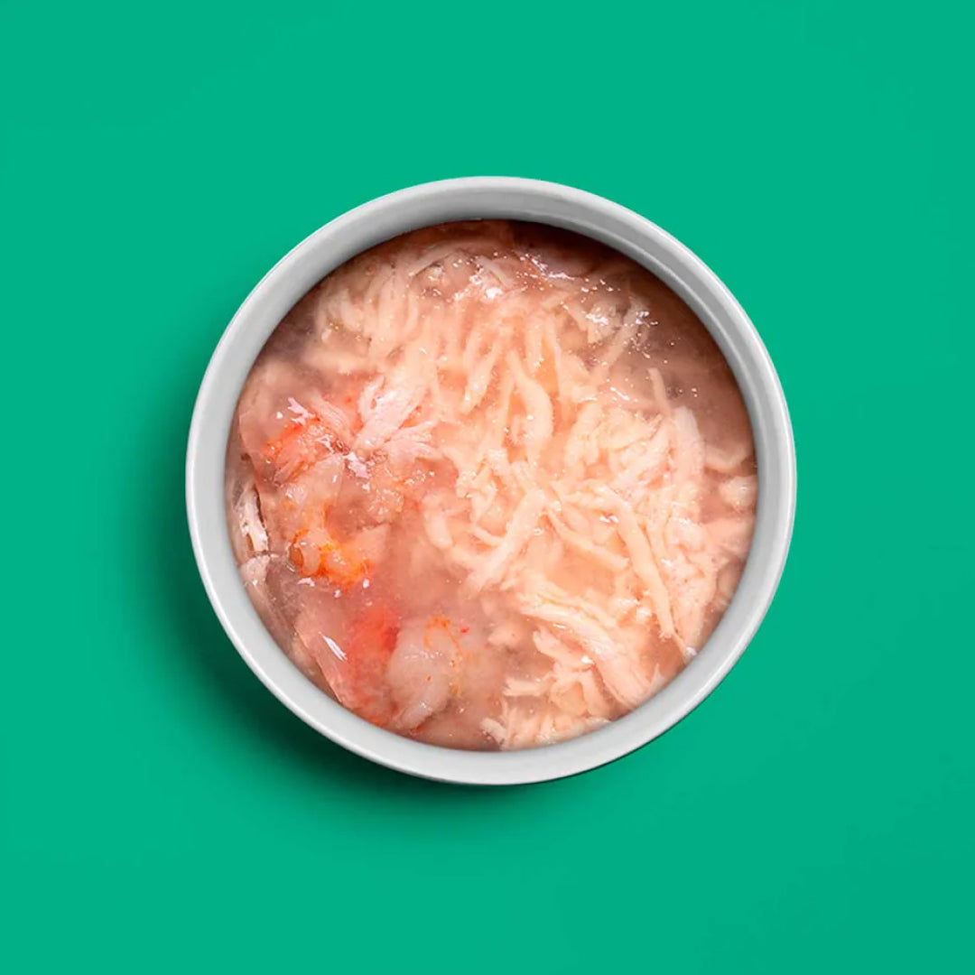Amanova cat adult 06 chicken & shrimp in jelly 70 g can