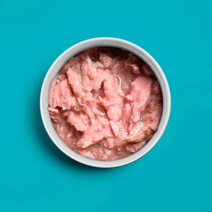 Amanova cat adult 09 tuna & white fish in broth 70 g can