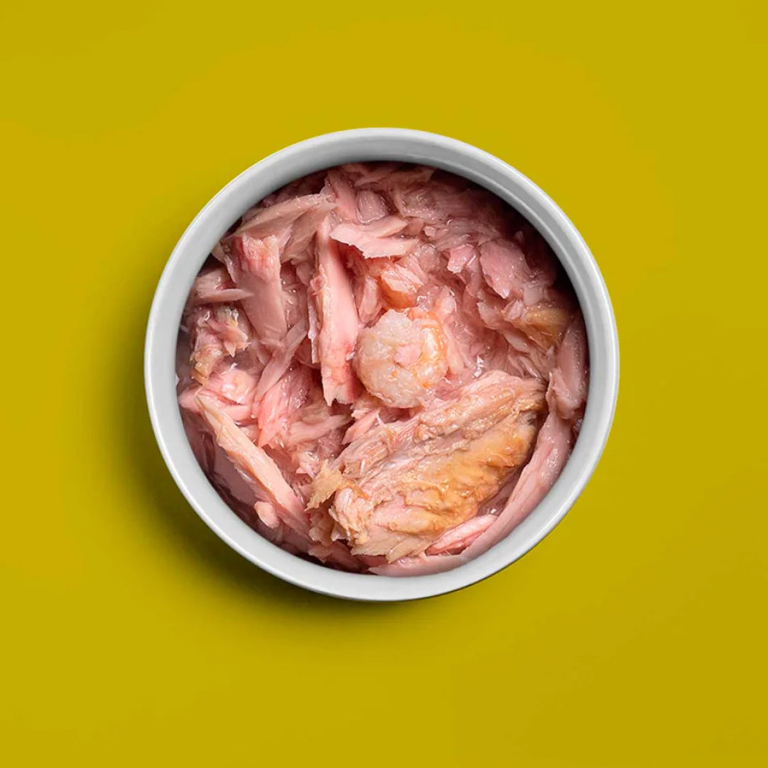 Amanova cat adult 12 tuna & shrimp in broth 70 g can