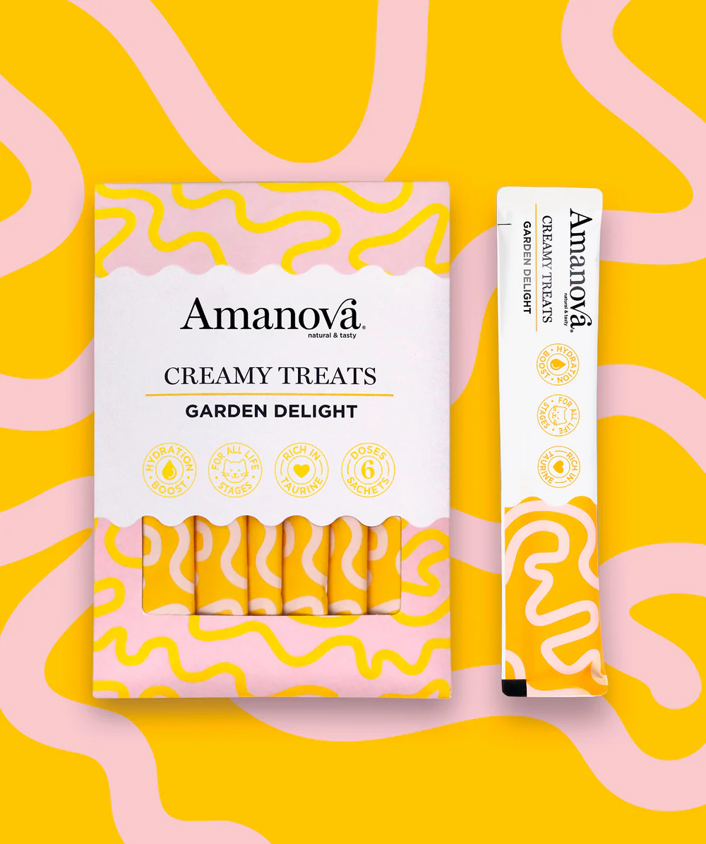 Amanova cat adult Creamy Treats Garden Delight 15g