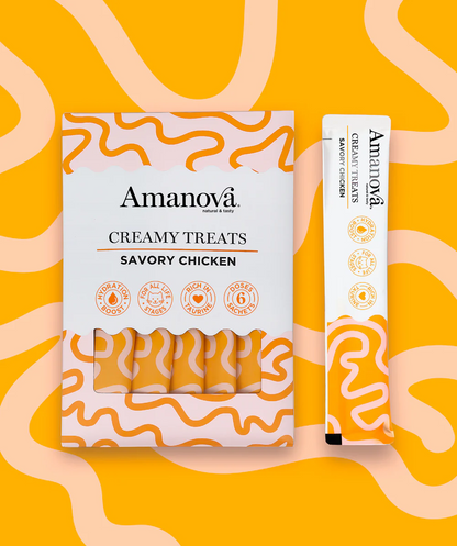 Amanova cat adult Creamy Treats Savory Chicken 15g