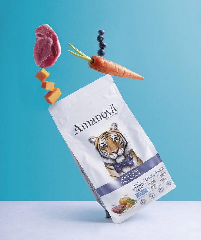 Amanova cat adult Lammas & Kõrvits teraviljavaba 1,5 kg