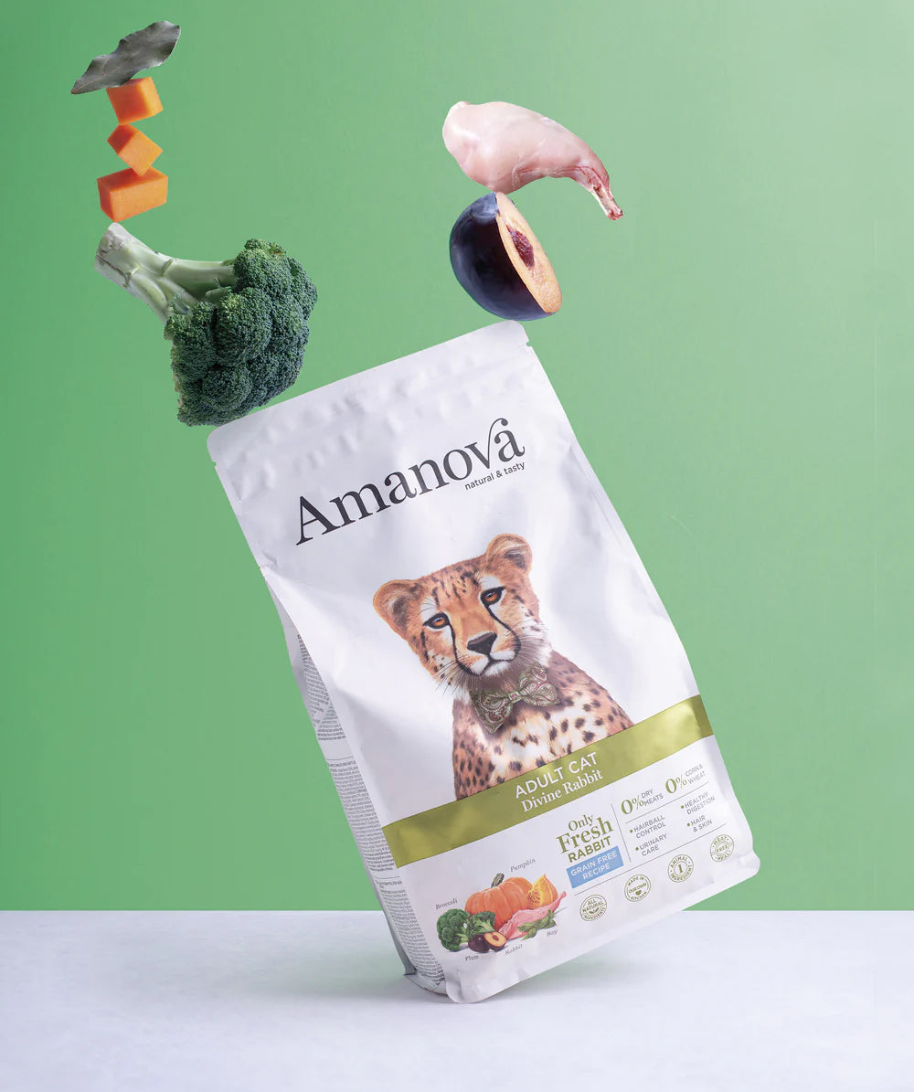 Amanova cat adult Jänes & kõrvits teraviljavaba 1,5 kg