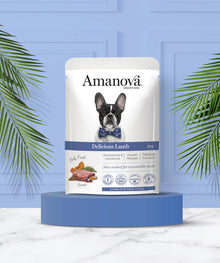 Amanova dog adult Delicious Lamb & pumpkin 300 g pouch