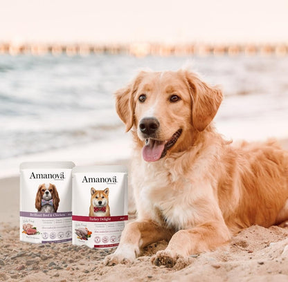 Amanova dog adult Delight kalkun 300 g pouch
