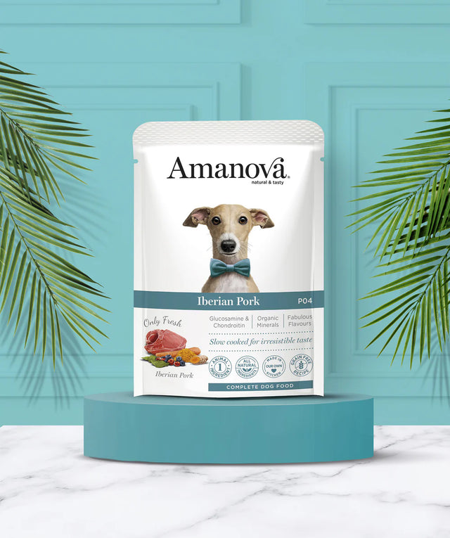 Amanova dog adult Exigent Iberian pork & pumpkin 300 g pouch