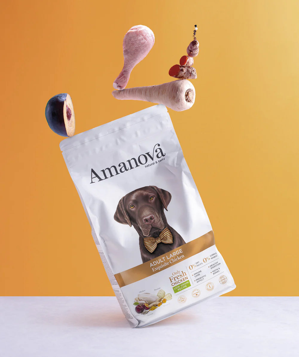Amanova dog adult large Exquisite kana & kinoa 12 kg
