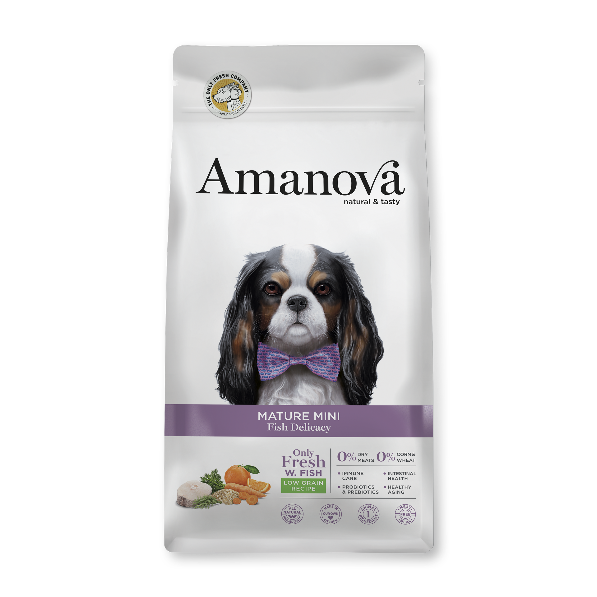 Amanova dog adult Mature mini kala 500g