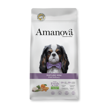 Amanova dog adult Mature mini kala 500g