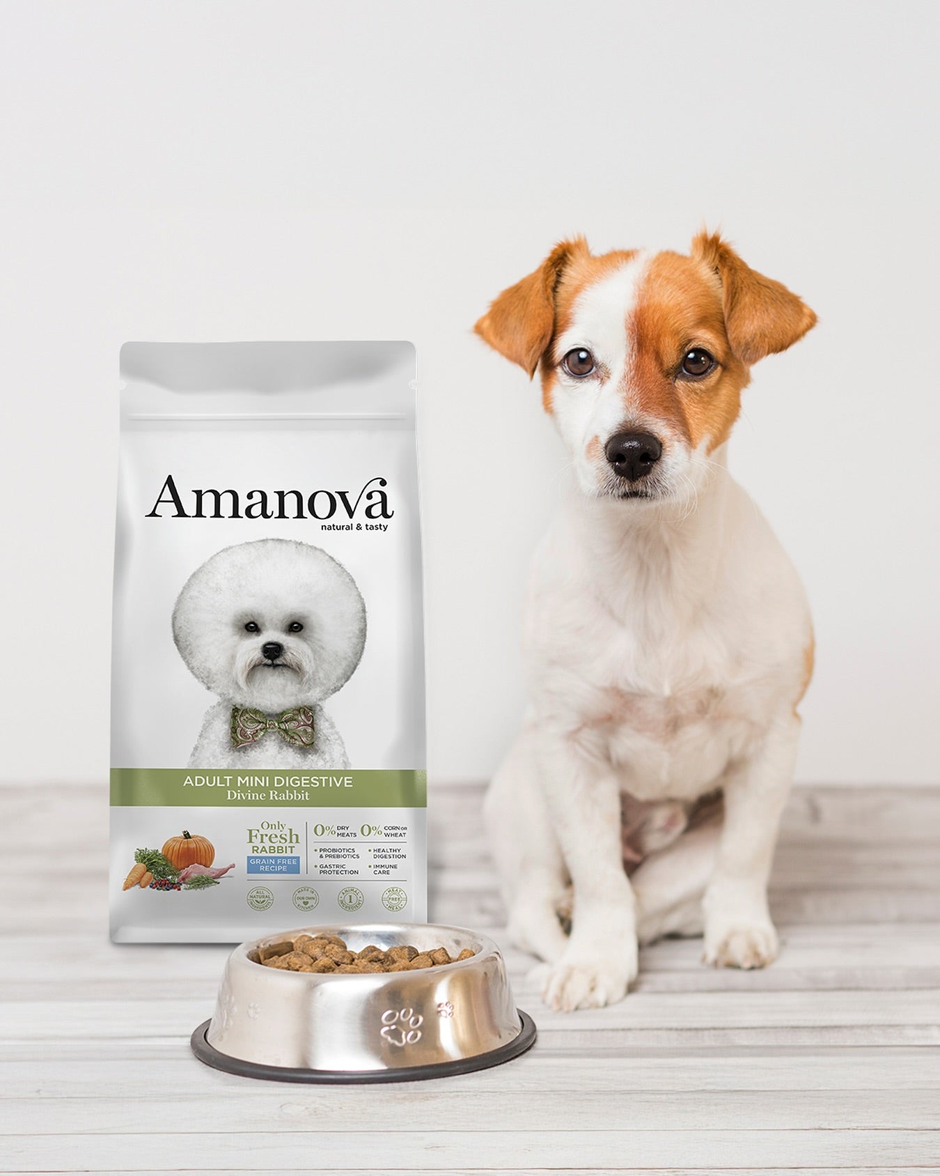 Amanova dog adult mini Digestive rabbit & pumpkin 800 g