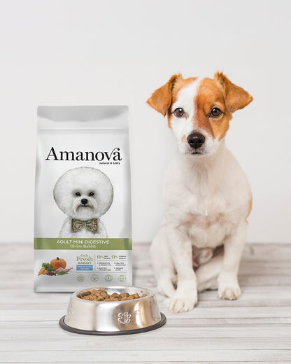 Amanova dog adult mini Digestive rabbit & pumpkin 800 g