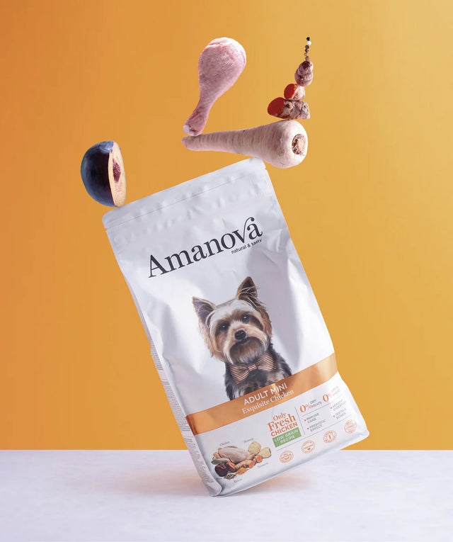 Amanova dog adult mini Exquisite kyckling & quinoa 7 kg