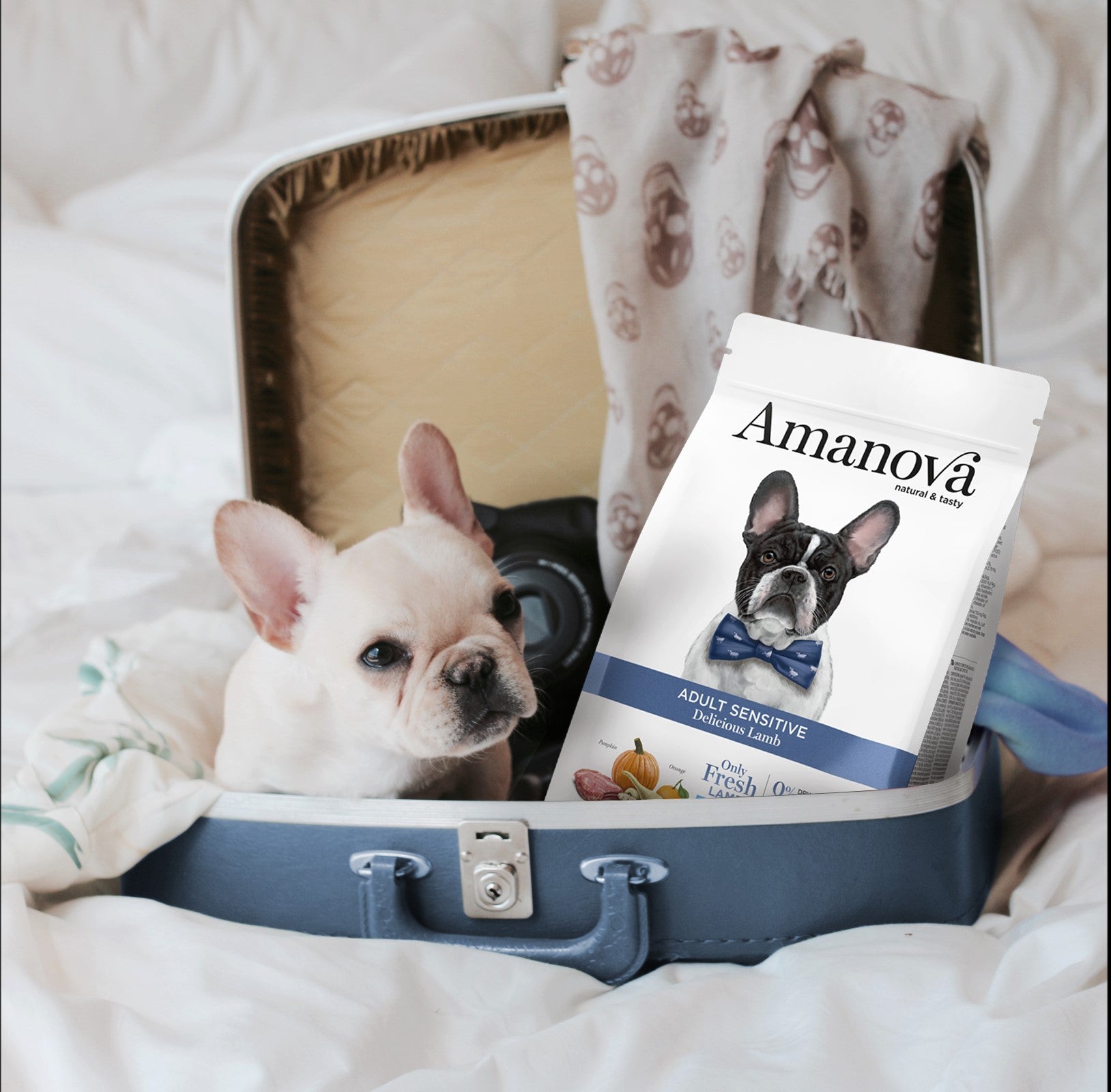 Amanova dog adult Sensitive lamm & pumpa 10 kg