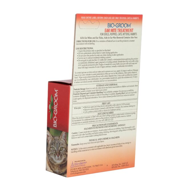 Bio-Groom Ear Mite Treatment 1oz/30ml