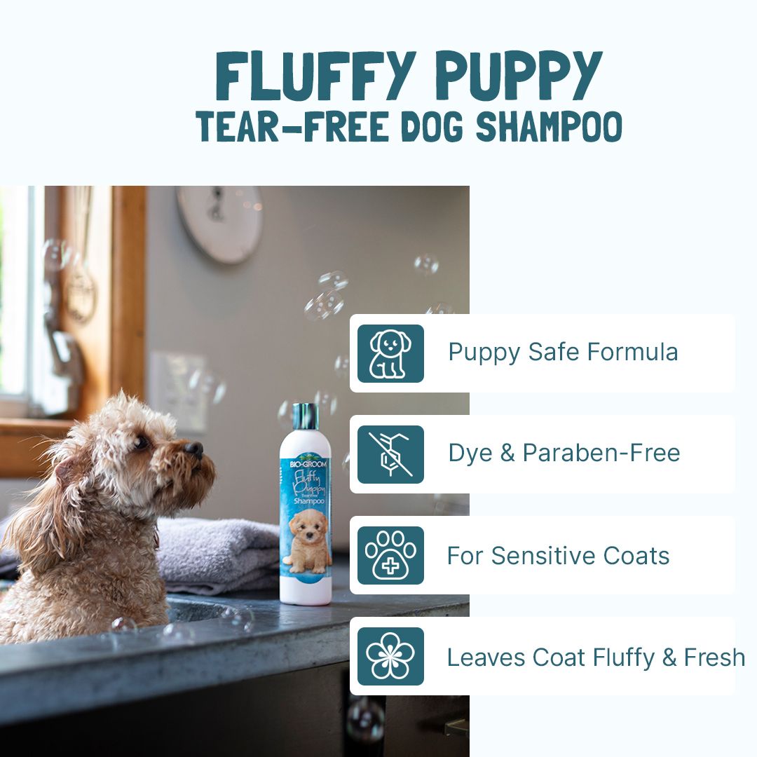Bio-Groom Fluffy Puppy™ šampoon kutsikatele 12oz/355 ml