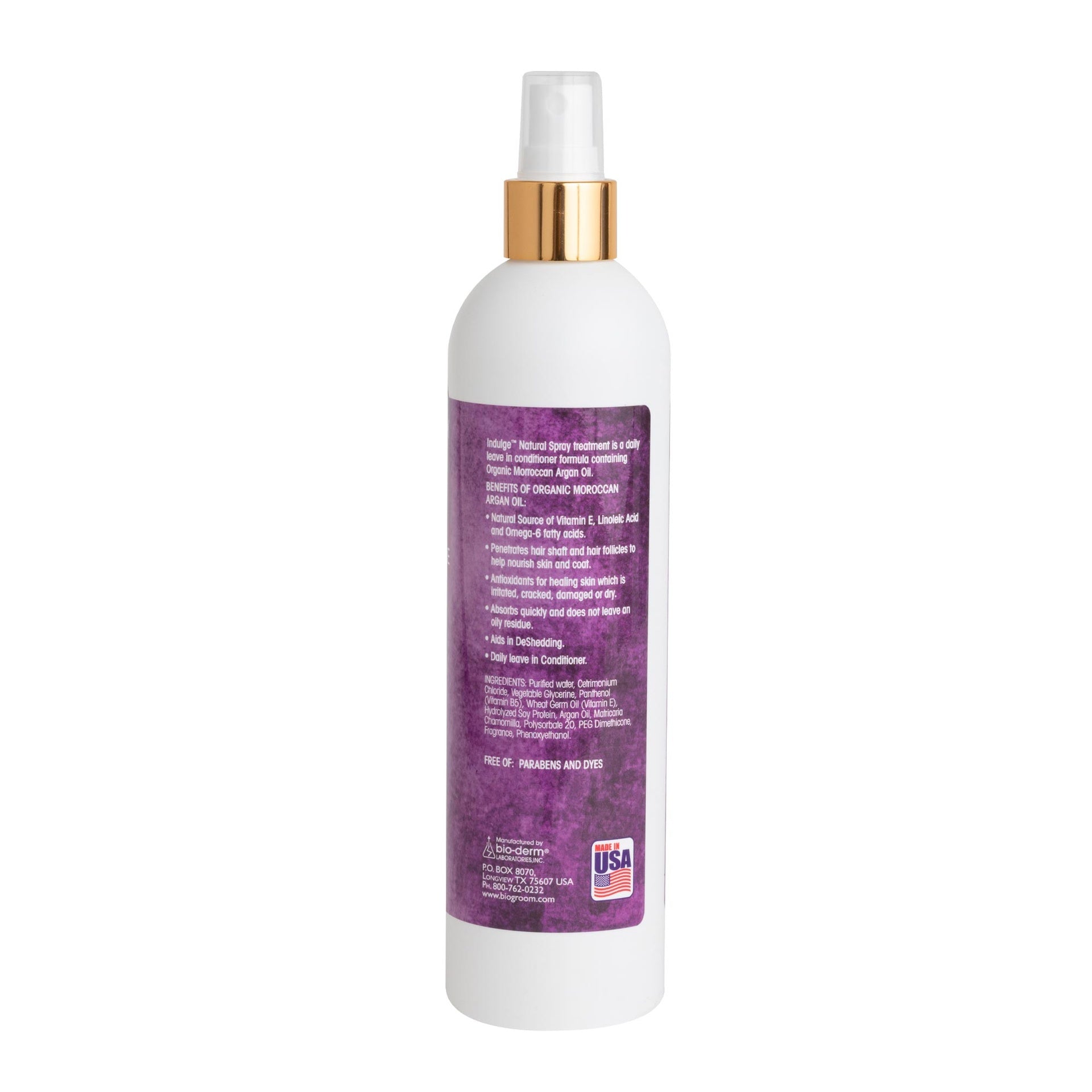 Bio-Groom Indulge™ Argan Oil Conditioner Spray 8oz/236ml