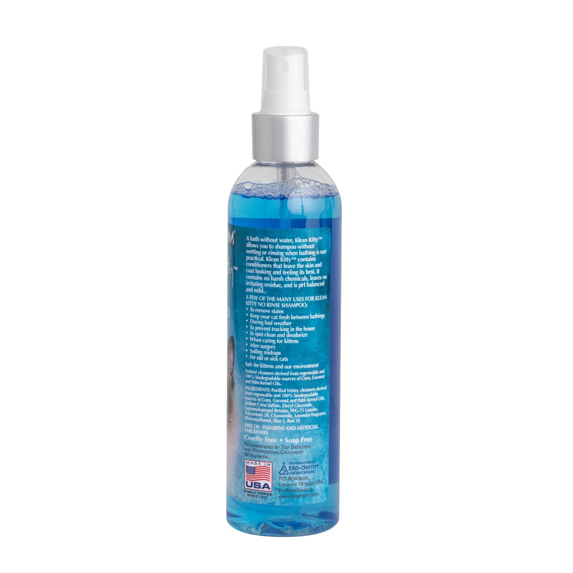 Bio-Groom Klean Kitty™ dry shampoo 8oz/236ml