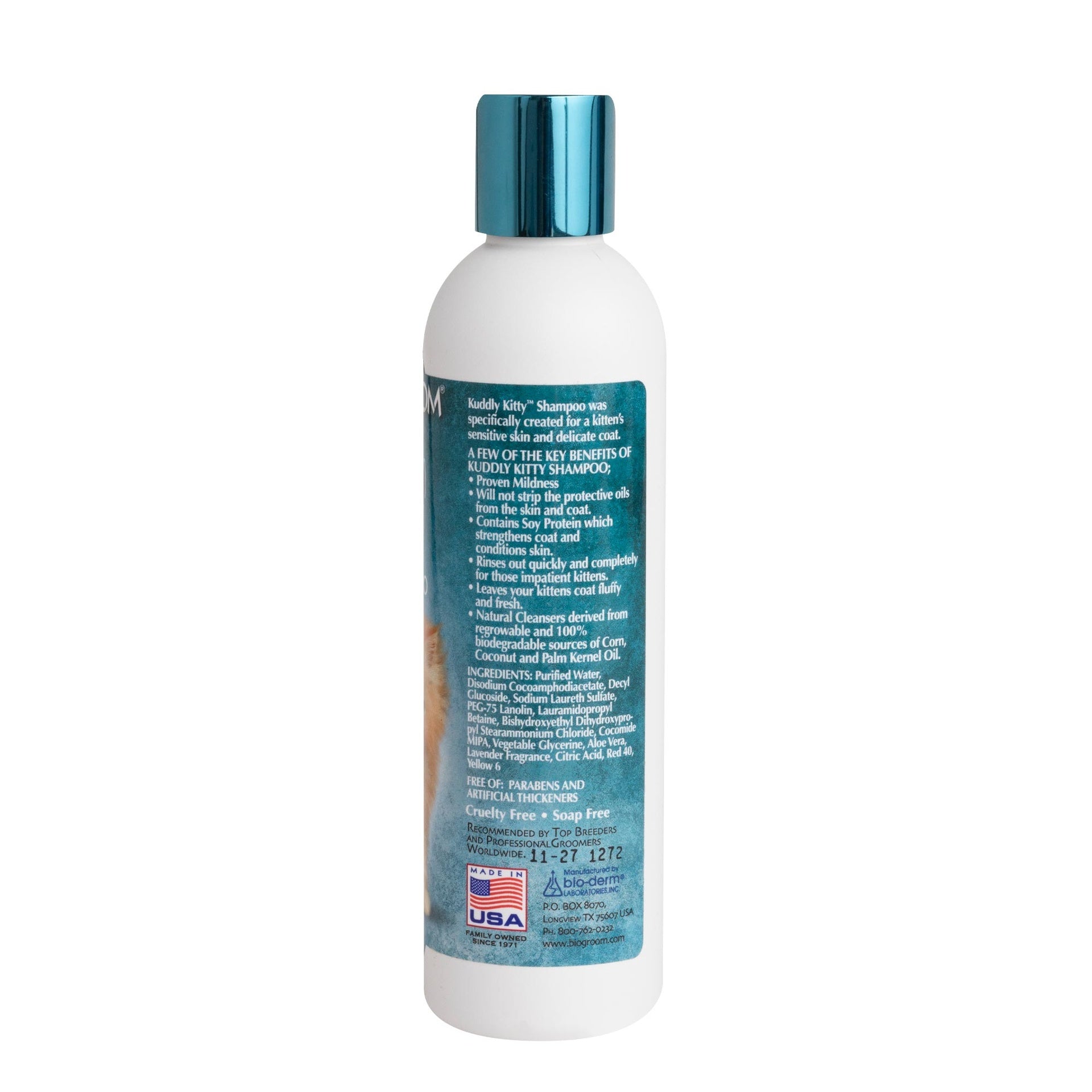 Bio-Groom Kuddly Kitty™ schampo för kattungar 8oz/236ml
