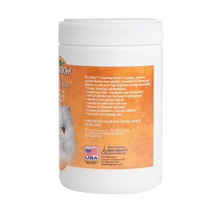 Bio-Groom Pro-White Smooth Coat™ conditioning powder 6oz/170g