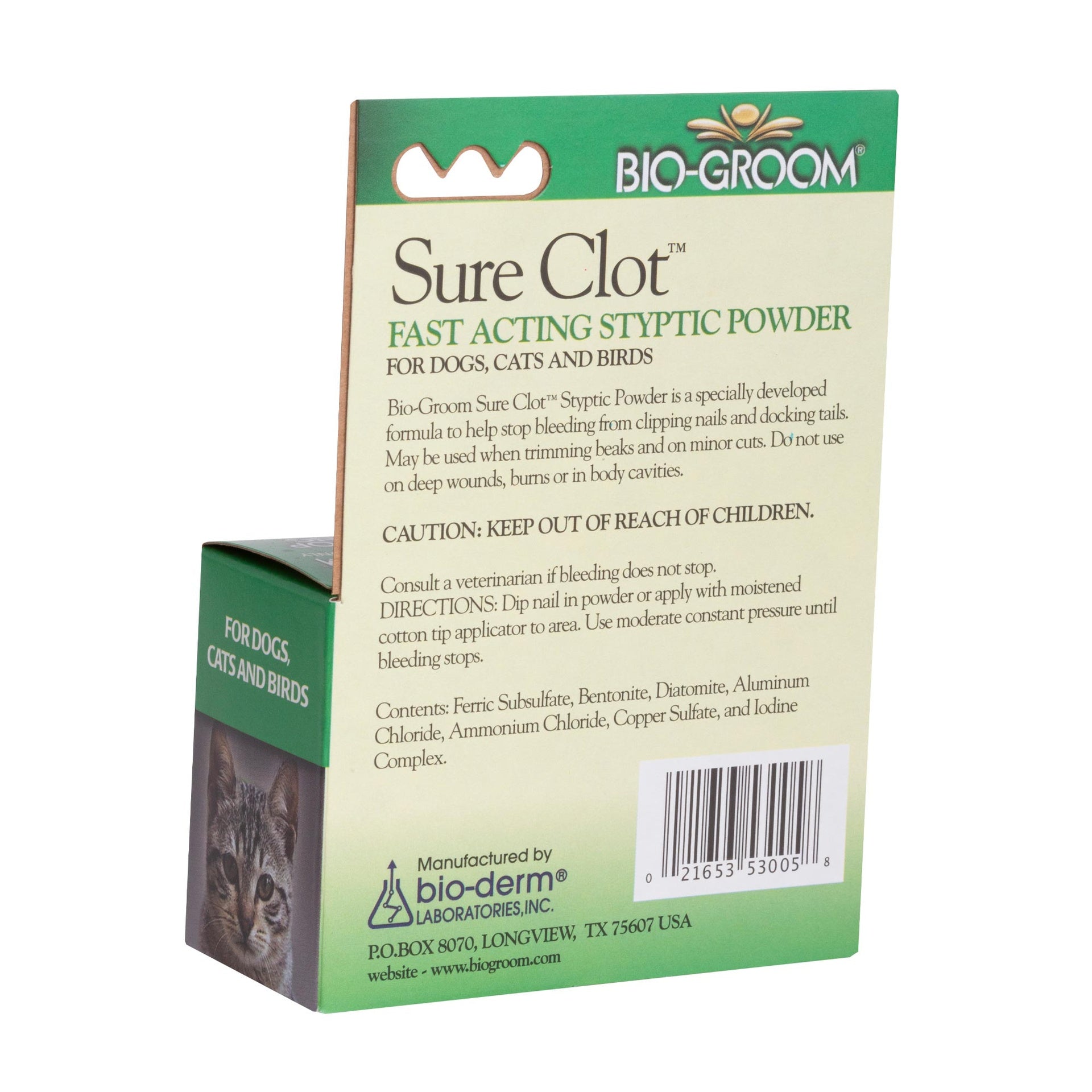 Bio-Groom Sure-Clot™ tranquilliser powder 0,5oz/14g