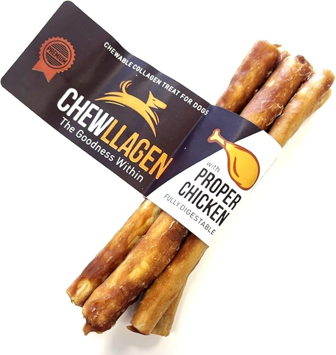 Chewllagen Mini Chicken Chew Roll 5 pcs 12.5 cm