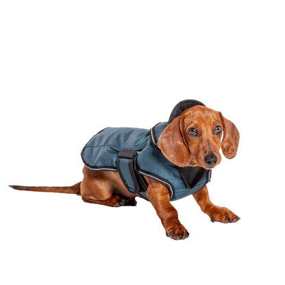 Danish Design Dog coat 2in1 harness blue