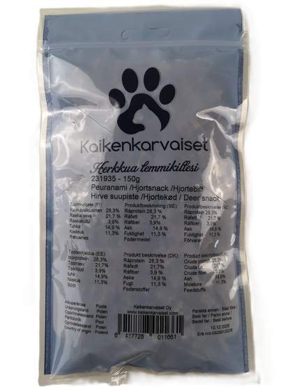 Kaikenkarvaiset Deer snack 150g