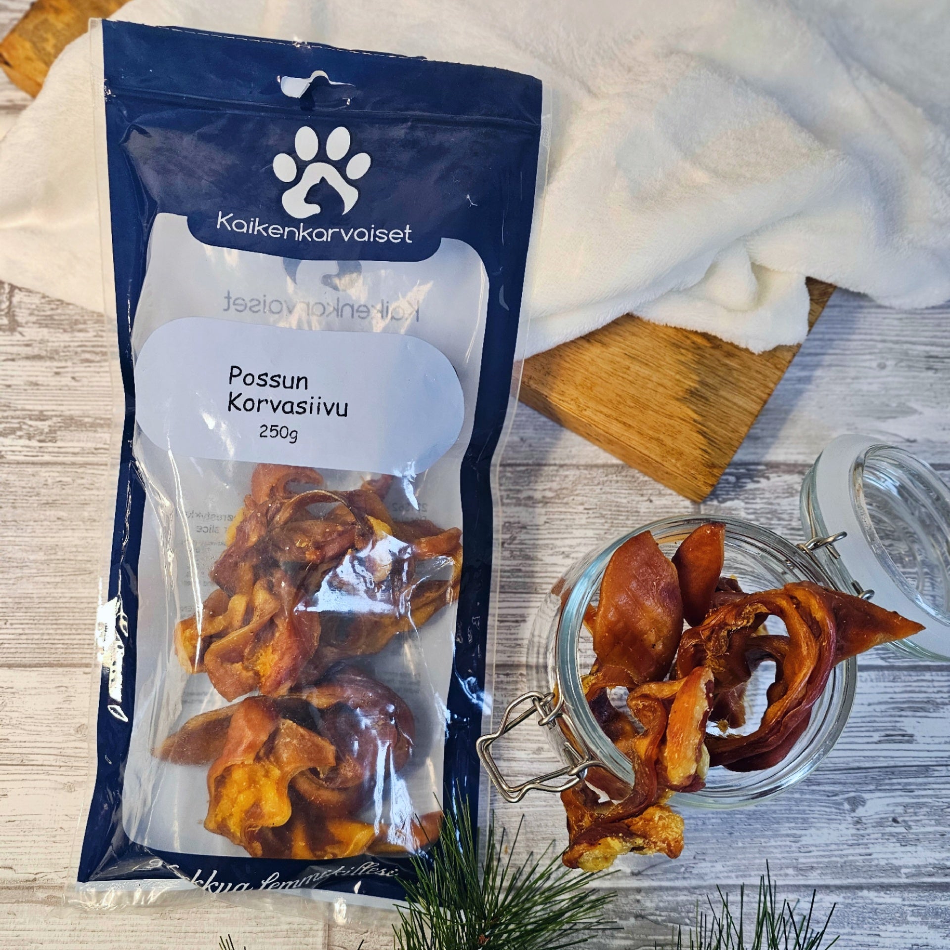 Kaikenkarvaiset Pork Ear Slices 250g