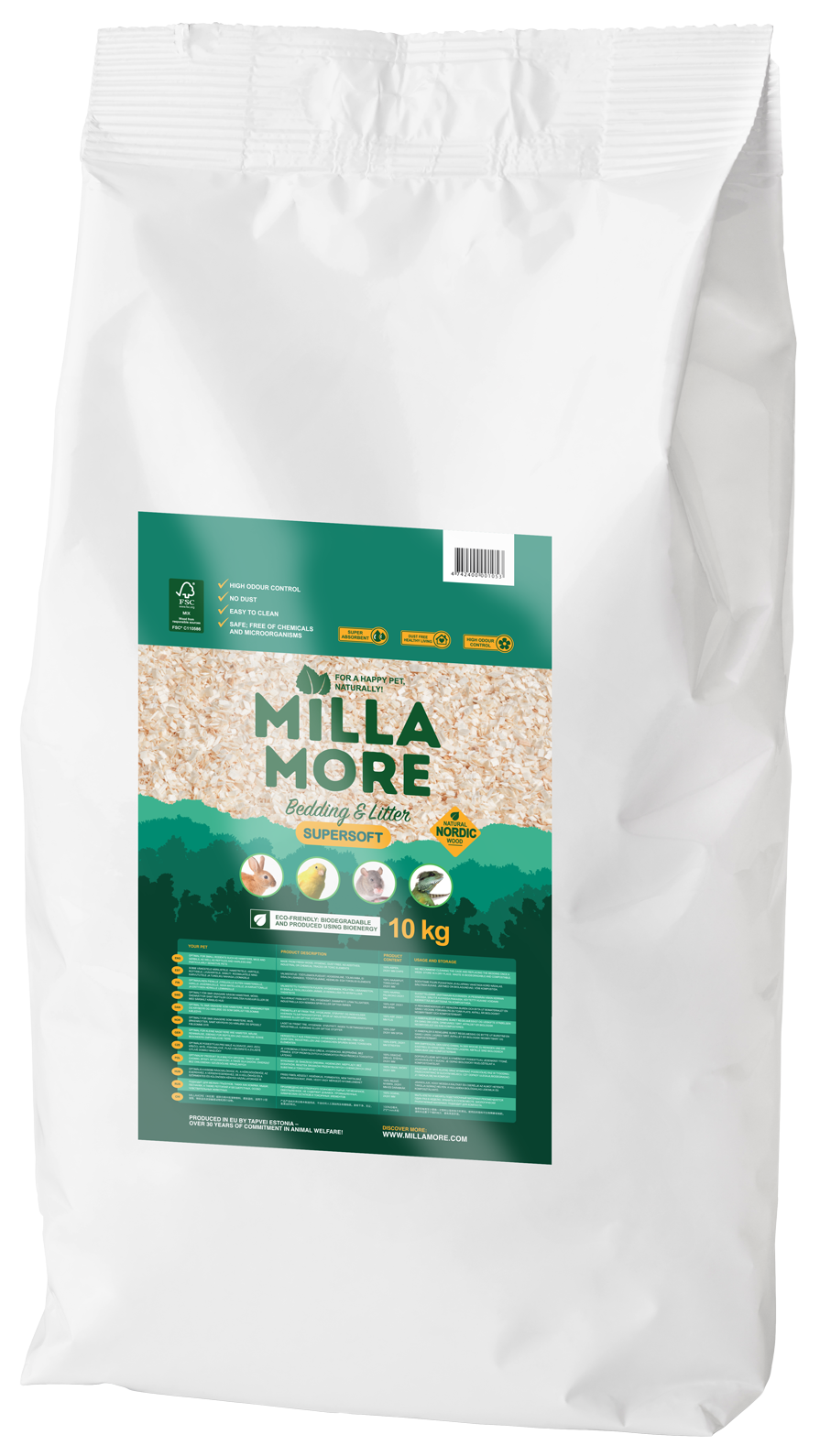 Millamore Supersoft voodipesu 50L 10kg