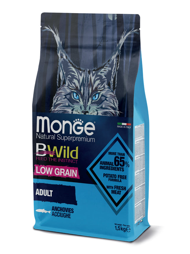 Monge cat adult BWild anchovies 1,5kg
